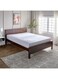 Box Queen Fitted Sheet - White Sateen Cotton for Adults