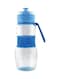 Water Bottle Blue/Clear 600ml
