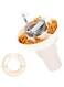 Bowl for Stanley 40 oz Tumbler, Snack Tray, Reusable Snack Ring for Stanley Insulated Cup Accessories (White)