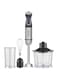 Blaupunkt Immersion Hand Blender Set, 1000W, Stainless Steel Body, Shaft and Blade, Variable Speed, 3 Attachments, PCM475