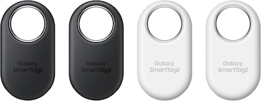 Samsung SmartTag2-4 Packs (2X Black, 2X White) (International Version)