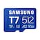 Samsung microSDXC T7 512GB Transfer Speeds Up to 170 MB/s (International Version)