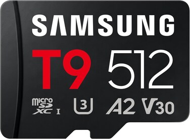 Samsung Memory Card Micro SD T9 200MB/S 512GB (International Version)