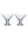 2-Piece Ice Cream Serving Bowls Set Clear 10centimeter