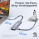 1st Wave USB C Hub 7-In-1 - 5Gbps USB 3.0 Ports, 100W PD Charging, 4K@60Hz HDMI, SD/TF Card Reader - USB-C Adapter For MacBook Pro/Air M1/M2, iPad Pro/Air, Surface