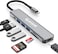 1st Wave USB C Hub 7-In-1 - 5Gbps USB 3.0 Ports, 100W PD Charging, 4K@60Hz HDMI, SD/TF Card Reader - USB-C Adapter For MacBook Pro/Air M1/M2, iPad Pro/Air, Surface