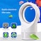 Bladeless Mini Fan Round Desktop Leafless Fan Air Cooling Fan Air Cooler