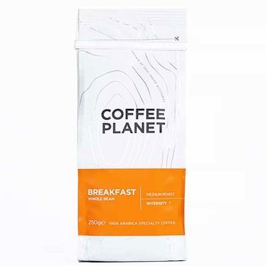 كوفي بلانيت حبوب قهوة كاملة للإفطار  ، 250 غرام