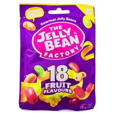 The Jelly Bean Factory 18 Fruit Flavours Jelly Beans, 70g