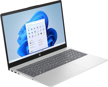 HP Laptop  fd0113dx Laptop,  15.6" HD LED Display, Intel Core i3 - N305, 8 GB RAM, 128GB SSD, Intel UHD Graphics, English Keyboard, Window 11 Home ,Silver, International Version