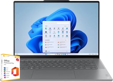 Lenovo Yoga Slim 7 15ILL9 Laptop, 15.3" 2.8K WQXGA+ IPS Touch Display, Intel Core Ultra 7 256V, 16GB RAM, 1TB SSD, Intel Arc Graphics 140V, English Backlit Keyboard, Windows 11, Luna Grey + Free MS Office 2024