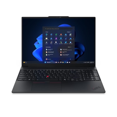 Lenovo ThinkPad E16 Gen 3 Laptop, 16" WUXGA IPS Display, Intel Core Ultra 7 255H, 16GB DDR5 RAM, 512GB SSD, Intel Arc 140T Graphics, Backlit ENG/ARB Keyboard, Win 11 Pro, Black