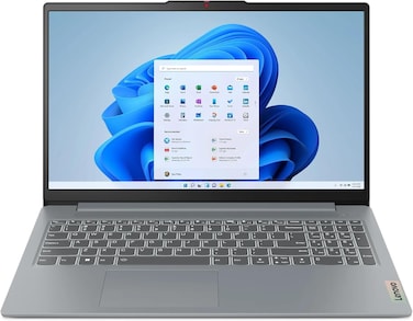 Lenovo IdeaPad Slim 3 15AMN8, 15.6" FHD Touch, AMD Ryzen 5 7520U, 8GB RAM, 512 SSD, WIN 11 Home, AMD Radeon 610M Graphics, Copilot AI, English (US) KB, Artic Grey, 82XQ00RSUS- International Version