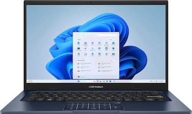 ASUS VivoBook 14 Laptop (Upgraded) &ndash; 14" FHD IPS 60Hz Display, Intel Core 5-120U, 8GB RAM, 256GB SSD, Intel UHD Graphics, Win 11 Pro, Eng/Arabic Keyboard, Quiet Blue