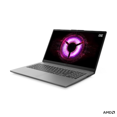 Lenovo LOQ 15ARP10E Gaming Laptop, 15.6" FHD 144Hz IPS Display, AMD Ryzen 7 7735HS, 16GB DDR5 RAM, 512GB SSD, NVIDIA GeForce RTX 3050 6GB, Backlit ENG Keyboard, Luna Grey