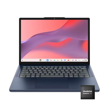 Lenovo IdeaPad Slim 3 Chromebook 14-inch Touchscreen - MediaTek Kompanio 540, 8GB RAM, 128GB UFS 2.2 - Cosmic Blue