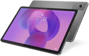 Lenovo Idea Tab with Tab Pen and Folio Case, 4GB RAM, 128GB Storage, 11&Prime; 2.5K LCD, Octa-Core, 90Hz Refresh Rate, Dolby Atmos, 5G, Luna Grey, UAE region, TB336ZU