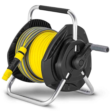 Karcher Wall Hose Reel Ready-to-Connect 1/2 Inch with Hose and Spray Nozzle