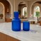 Bedside Glass Carafe + Cup Set - Blue