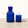 Bedside Glass Carafe + Cup Set - Blue
