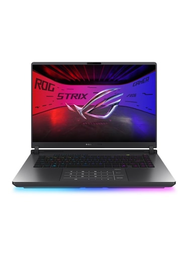 ASUS ROG STRIX G16 G615 Gaming Laptop with 16" WUXGA 165Hz Display, Intel i7-14650HX, 16 GB DDR5 RAM, 1 TB SSD, Nvidia GeForce RTX 5060 8 GB, Eng/Arb Keyboard, Window 11 Home, Eclipse Gray, Middle-East Version.