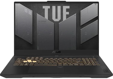 ASUS TUF Gaming F17 Laptop, 17.3" FHD 144Hz IPS Display, Intel Core 5 210H, 16GB DDR4 RAM, 512GB SSD, NVIDIA GeForce RTX 3050 6GB, RGB Backlit ENG Keyboard, Mecha Gray