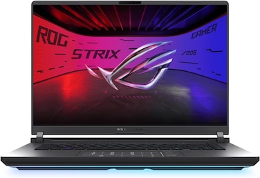 ASUS ROG Strix G16 Gaming Laptop, 16" 2.5K 240Hz Nebula Display, Intel Core Ultra 9 275HX, 16GB DDR5 RAM, 1TB SSD, NVIDIA GeForce RTX 5060 8GB, 4-Zone RGB ENG Keyboard, Eclipse Gray