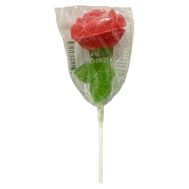 Mioo Rose Shaped Jelly Lollipop, 40g