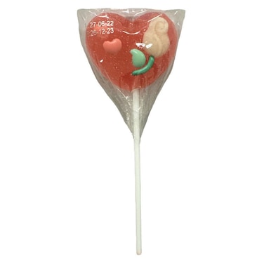 Mioo Heart Shaped Jelly Lollipop, 37g