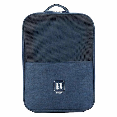 Shoes Storage Pouch Blue 30x22cm