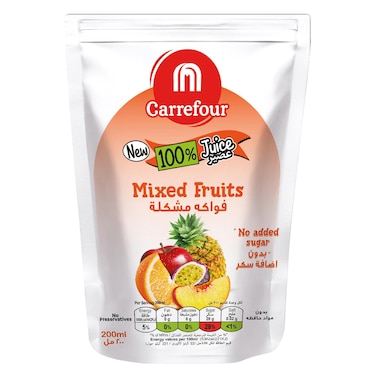 كارفور عصير فواكه مشكلة 200 ملل