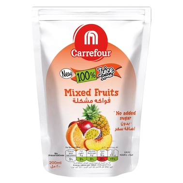 كارفور عصير فواكه مشكلة 200 ملل