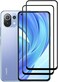 for Mi 11/Mi 11Pro/ Mi 11Lite 5G Screen Protector 2021 Tempered Glass 3D Curved, Full Coverage screen protector (Black 2 Pack, For Xiaomi Mi11)