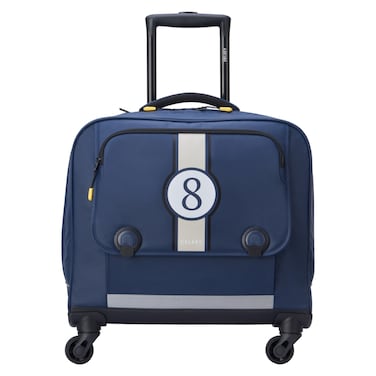 ديلسي حقيبة مدرسية بأربع عجلات BTS23 مقاس 15.6 بوصة باللون الأزرق