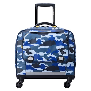 Delsey 4 Wheel School Bag BTS23 15.6inch Camo Blue