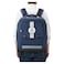 Delsey 4 Wheel Backpack BT23 15.6inch Blue Print