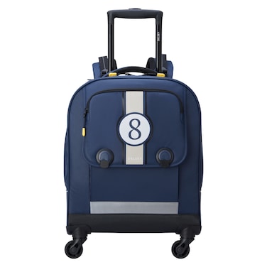 Delsey 4 Wheel Backpack BT23 15.6inch Blue Print