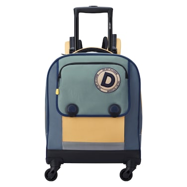 ديلسي حقيبة ظهر BT23 بأربع عجلات مقاس 15.6 بوصة لون أزرق كاكتوس