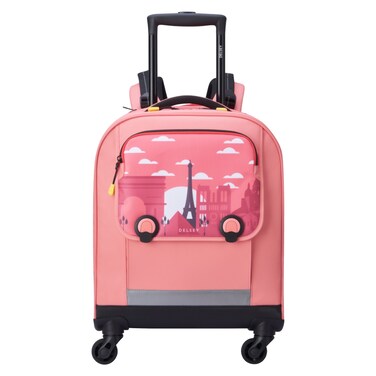 Delsey 4 Wheel Backpack BT23 15.6inch Pink Print