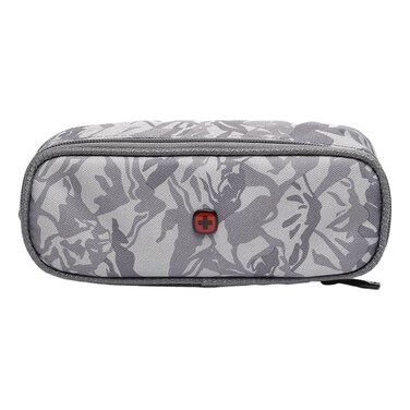 Wenger 1 Compartment Pencil Case Grey 23cm