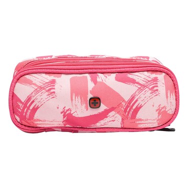 وينغر حافظة أقلام ذات حجرتين باللون الوردي 23 سم