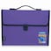 ماكسي ملف توسيع كبير بمقبض، بنفسجي، 13 خانة