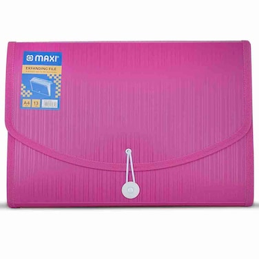 ماكسي ملف توسعة  مع سلسلة، وردي، 13 شبكة