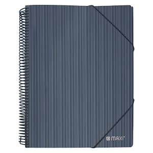Maxi A4 Spiral Display Book, Black, 20 Pocket