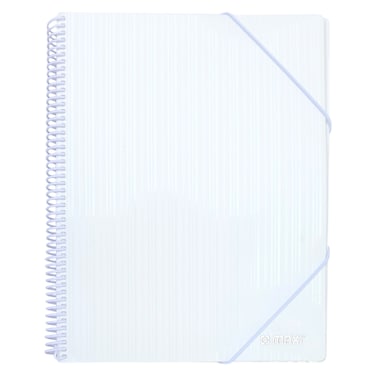 Maxi A4 Size Spiral Display Book, White, 20 Pocket