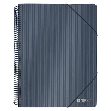 Maxi A4 Size Spiral Display Book, Black, 40 Pocket