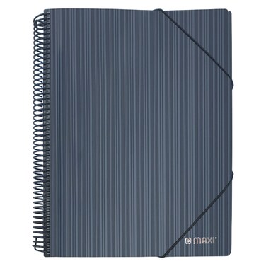 Maxi A4 Size Spiral Display Book, Black, 60 Pocket