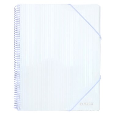 Maxi A4 Size Spiral Display Book, White, 60 Pocket