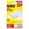 UHU Patafix Double-Sided Adhesive Pads, White, 56 PCS