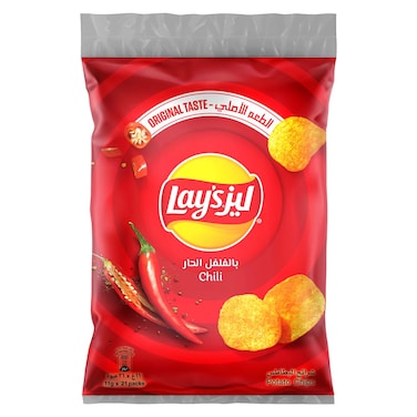 ليز رقائق البطاطس بالفلفل الحار ، 11 غرام، حزمة من 21